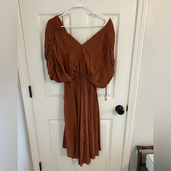 Rust orange dress🍊 - Picture 5 of 6